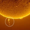 지구 15배 길이…태양 남극서 거대한 태양폭발 관측 [우주를 보다]