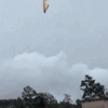 하늘에서 추락한 ‘거대한 연기 기둥’…중국인들 혼비백산 (영상)