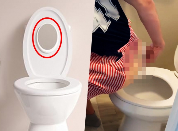 ‘변기에 붙이세요!’···미국서 육아 꿀팁으로 주목받는 거울 정체