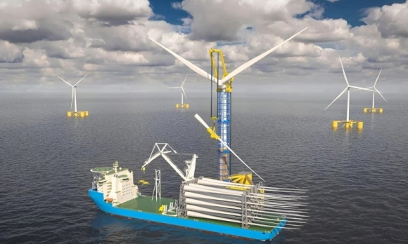 스스로 조립하는 해상 풍력 발전기 설치 시스템…윈드 스파이더 [고든 정의 TECH+]