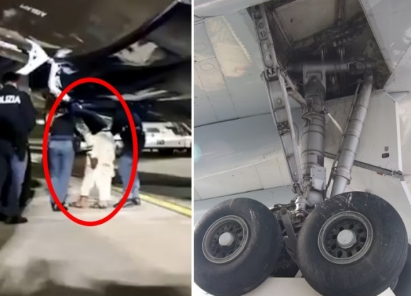 (영상) “비행기 바퀴에 사람 있어요!”…‘폴짝’ 뛰어나와 공항 발칵 뒤집은 남성 [포착]