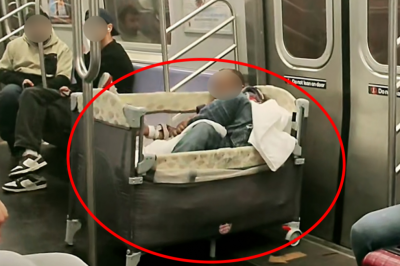 왜 여기서 ‘꿀잠’을 자니…뉴욕 지하철 황당 영상 화제