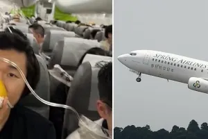 7000m ‘뚝’ 떨어진 비행기, 승객 약 200명 패닉..