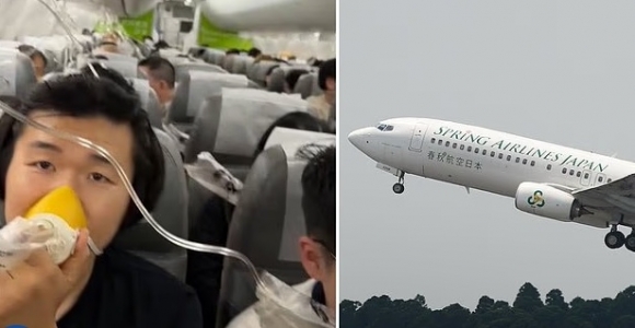 7000m ‘뚝’ 떨어진 비행기, 승객 약 200명 패닉...“영혼 증발” (영상)