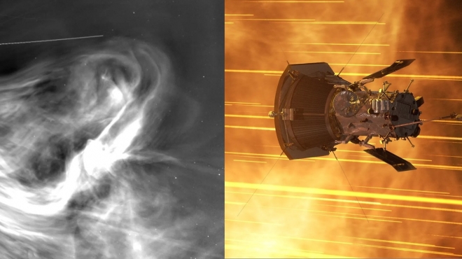 역대 가장 가까이서 본 태양…NASA 탐사선 ‘태양풍’ 포착