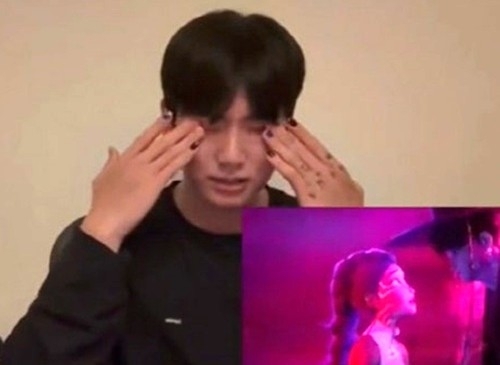 韩流偶像BTS成员田柾国为《K-pop猎魔女团》动画电影感动落泪