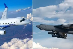 B-52 폭격기와 美 여객기 충돌 1초전 항로 보니…“대참사