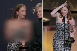 에미상 무대서 ‘팔 해방’ 외쳤는데…정작 불러 처리된 美배우