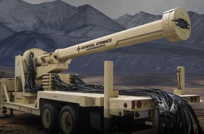 마하 6 포탄 ‘펑펑’…美 군수 기업 ‘꿈의 무기’ 레일건 디자인 공개