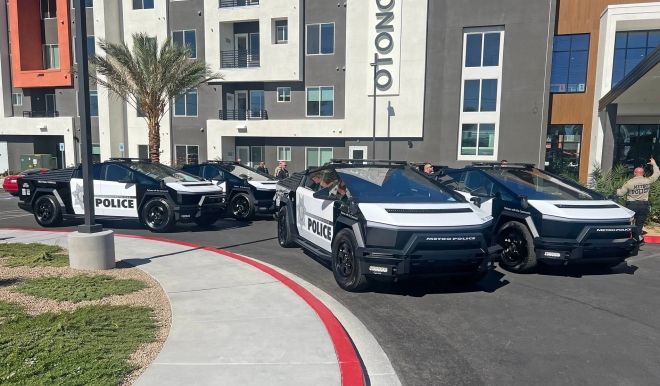 “테슬라가 만든 미래 경찰차?”…라스베이거스, 사이버트럭 순찰차 도입 논란