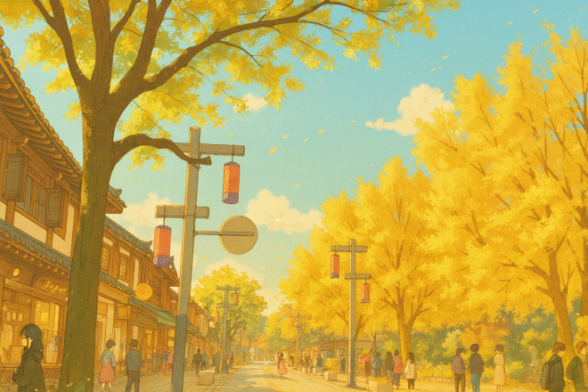 가을 단풍 여행, 전통의 멋이 깃든 ‘전주 한옥마을’