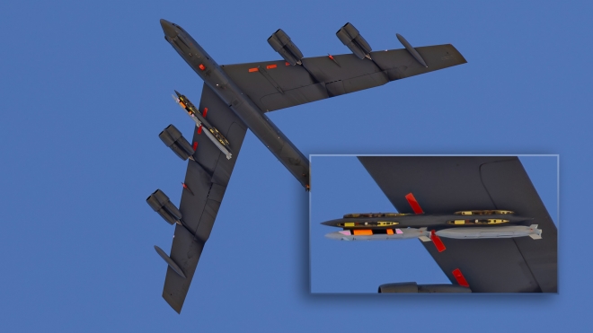 “조용히 날았다”…美 B-52H, 러 ‘포세이돈’에 스텔스 핵미사일로 응수