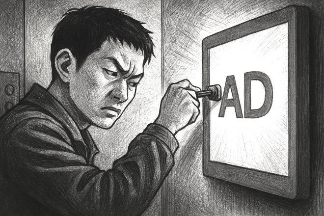 “누군가 해야 할 일”…마스터키로 엘리베이터 100대 광고 꺼버린 대학생