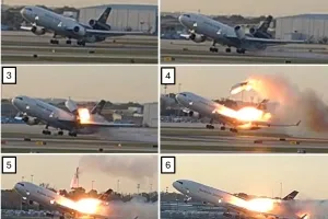 “엔진 떨어지며 동체 충돌”…美 UPS 화물기 폭발 담은 새
