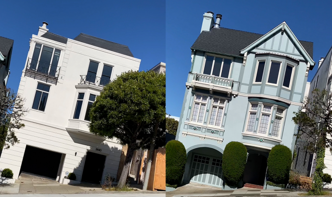 (영상) 미국 샌프란시스코 기울어진 마을 정체