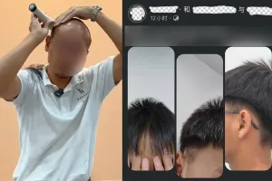 (영상) 손님 머리 망치고 ‘삭발 사과’한 미용실 직원들 화