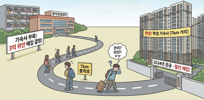 ‘기숙사 대란’ 해결 위해 아파트 490채 통째로 매입한 ‘통 큰’ 대학