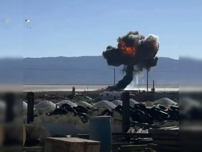 “불덩이로 추락한 F-16”…조종사, 낙하산으로 생존 (영상)