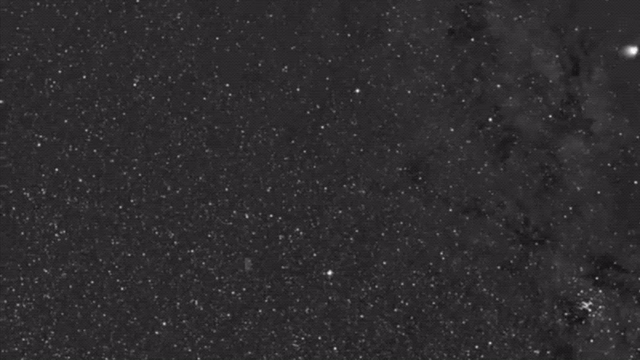 태양탐사선 솔라 오비터(Solar Orbiter)가 우주에서 포착한 레너드 혜성의 모습