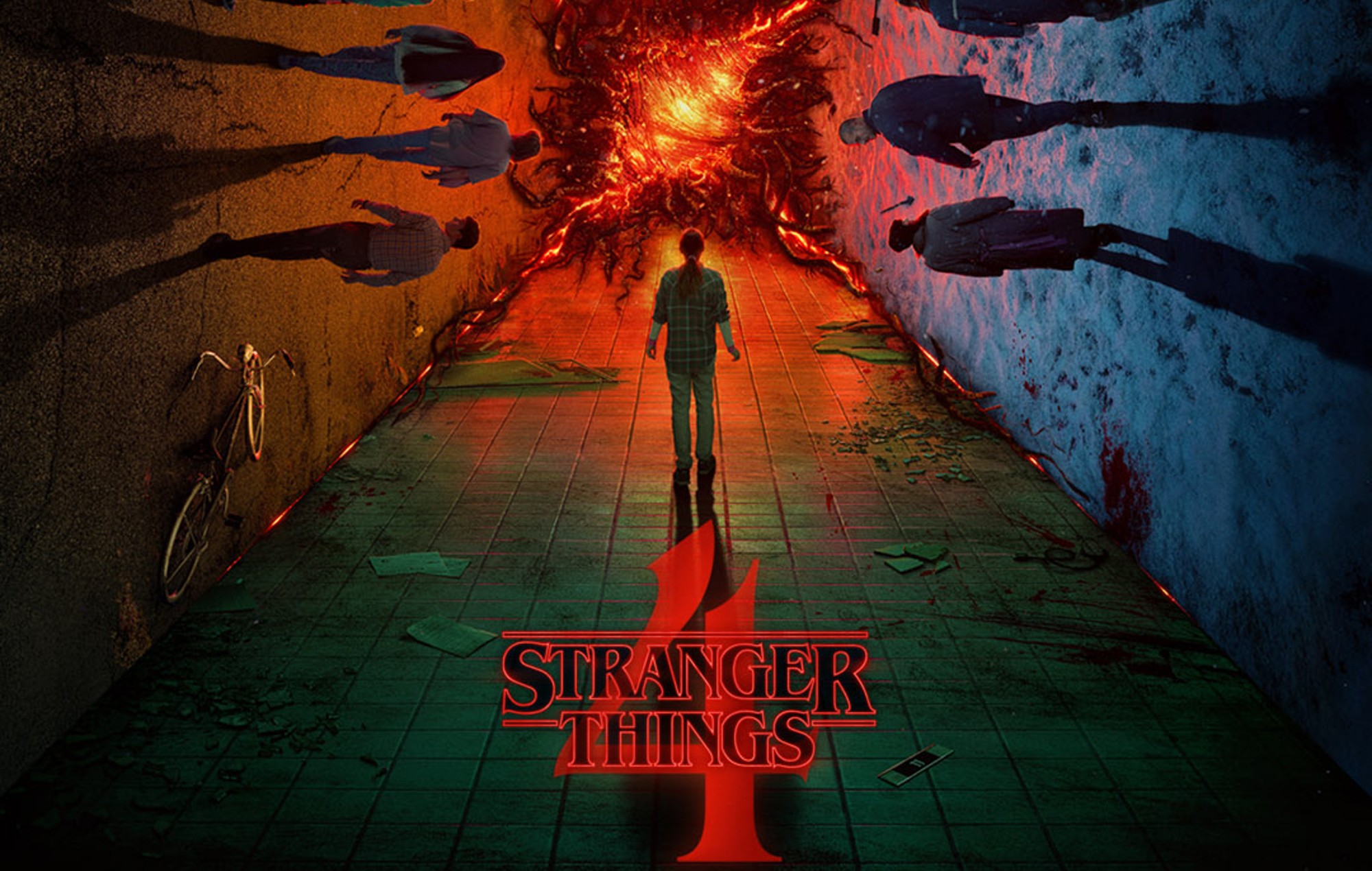 기묘한 이야기(Stranger Things 4) 포스터. 넷플릭스