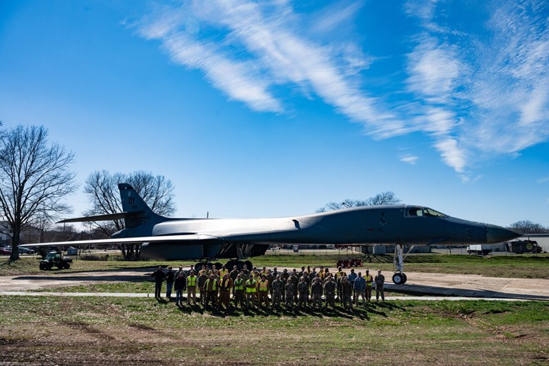 2021년 퇴역후 박스데일 글로벌 파워 박물관에 전시된 B-1B. 사진=미 공군