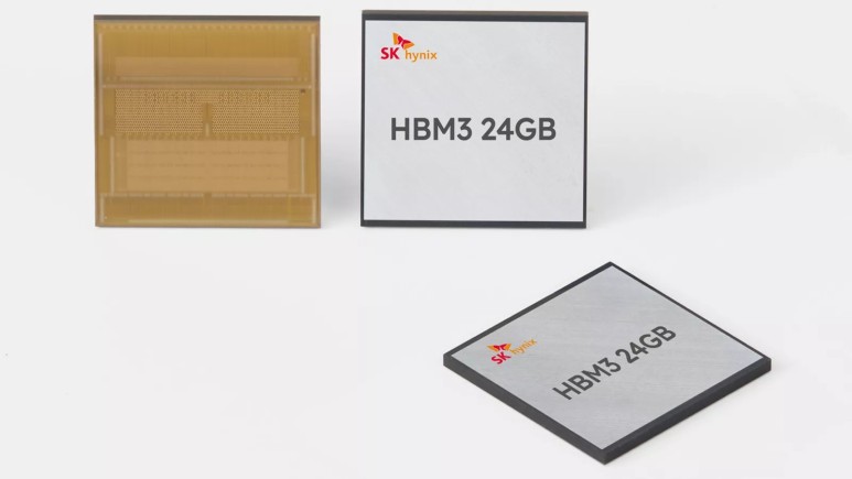 SK 하이닉스의 24GB HBM3. 출처: SK 하이닉스