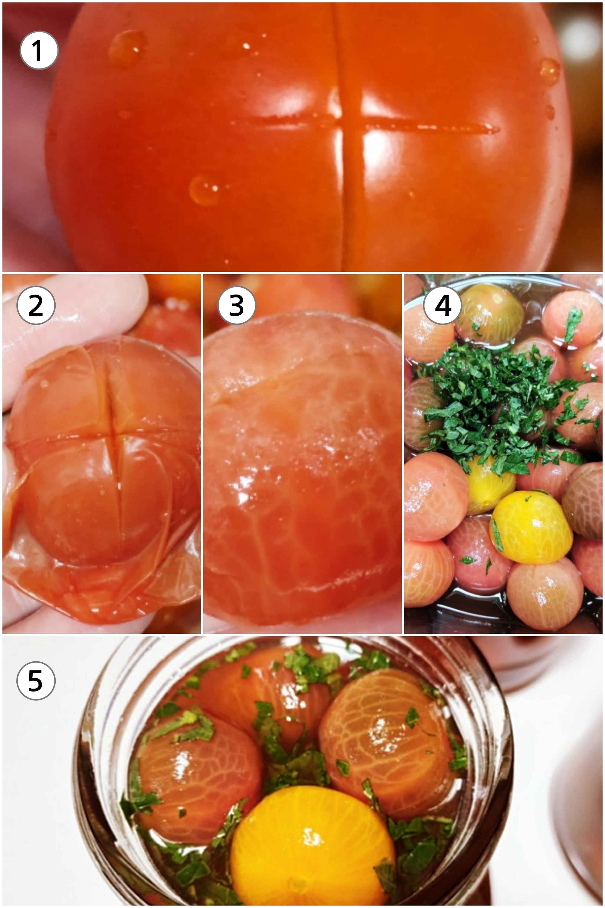 방울 토마토 매실 절임 만들기.