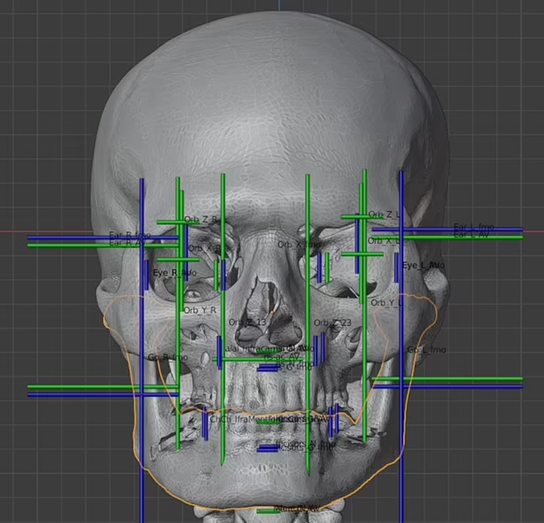 성 니콜라스의 유해를 3D로 분석한 이미지