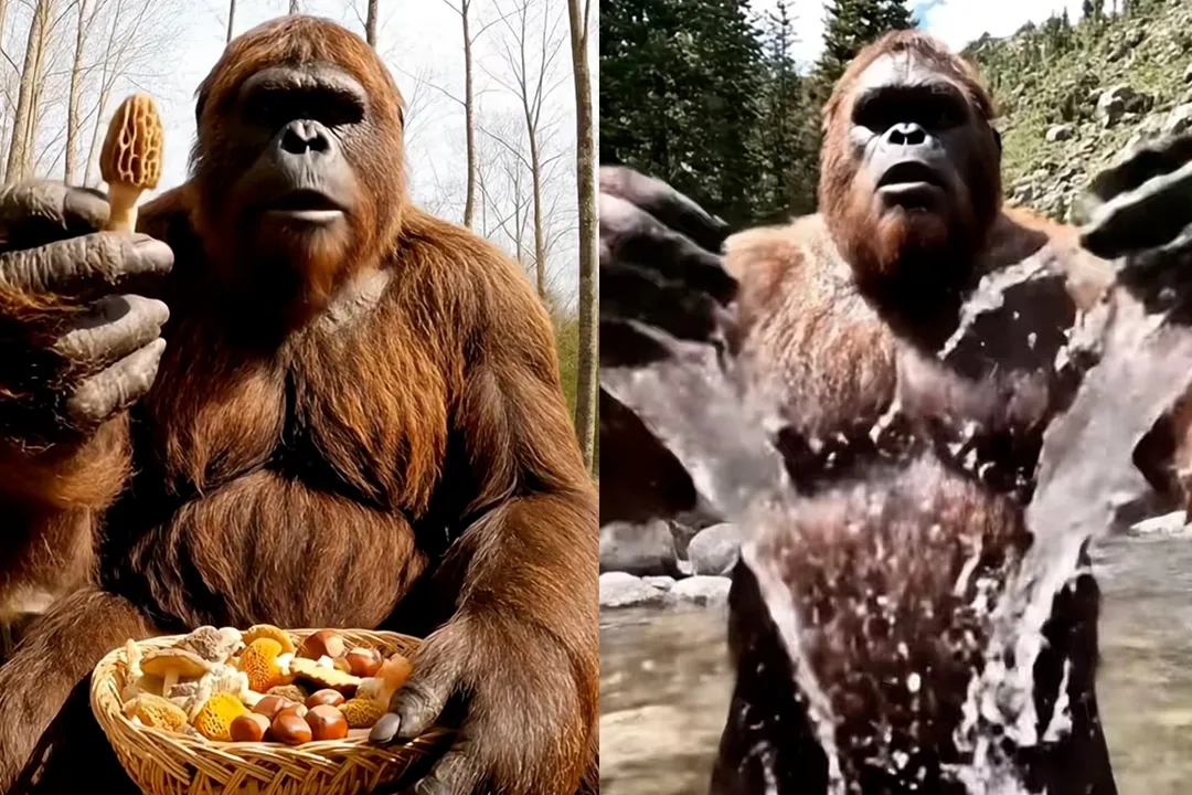 ️AI 빅풋 브이로그. 틱톡 bigfootvlogs 캡처 thumbnail - ️AI 빅풋 브이로그. 틱톡 bigfootvlogs 캡처