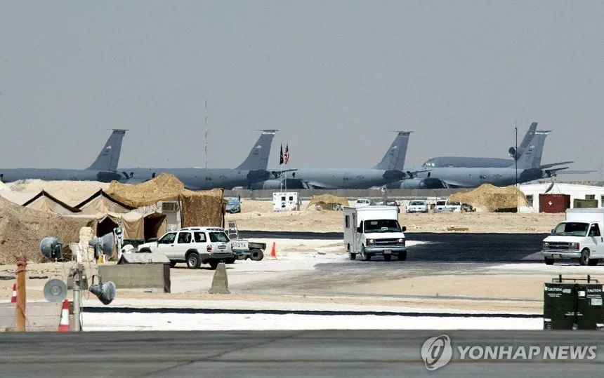카타르의 알 우데이드 미 공군 기지 자료사진. AFP 연합뉴스 thumbnail - 카타르의 알 우데이드 미 공군 기지 자료사진. AFP 연합뉴스