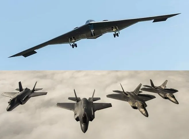 이란 주요 핵시설 공습 당시 B-2 스피릿 스텔스 전략폭격기는 물론 52대의 공중급유기와 F-22와 F-35 전투기가 참여한 것으로 알려졌다. AP 연합뉴스 thumbnail - 이란 주요 핵시설 공습 당시 B-2 스피릿 스텔스 전략폭격기는 물론 52대의 공중급유기와 F-22와 F-35 전투기가 참여한 것으로 알려졌다. AP 연합뉴스