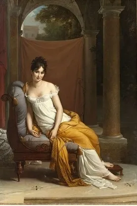 thumbnail - 프랑수아 제라르, ‘레카미에 부인의 초상’, 1802, 캔버스에 유채, 225x148cm, 파리 카르나발레 미술관