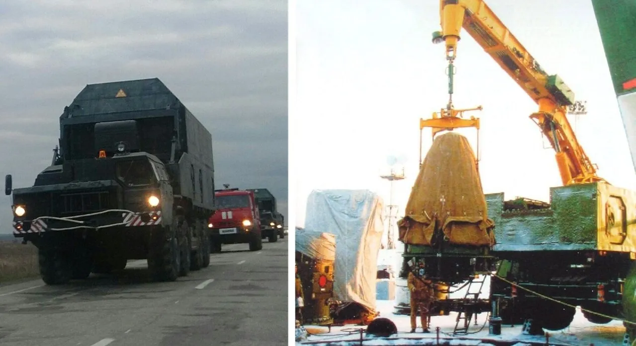 thumbnail - 러시아의 핵 지원 차량 15T365 자료사진