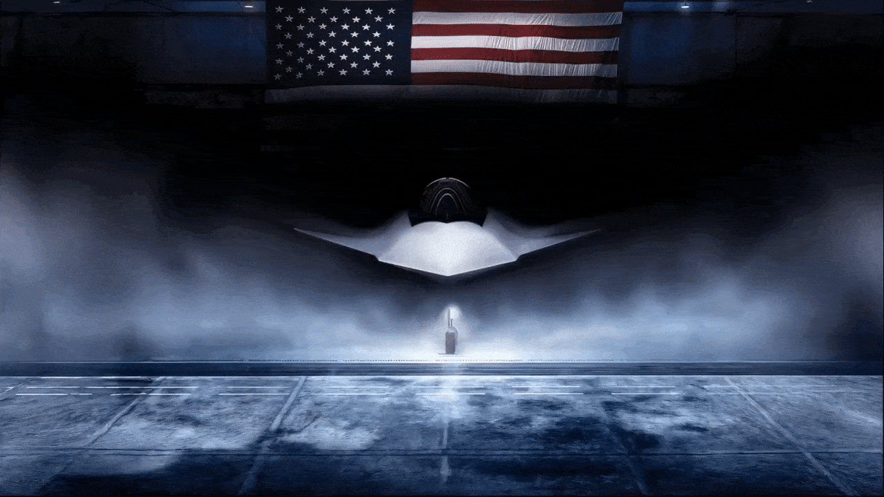 thumbnail - 성조기 앞에 선 F-47 렌더링. 미국은 6세대 전투기 개발을 통해 공중 우위를 이어가겠다는 의지를 드러냈다. 출처=보잉 디펜스 엑스