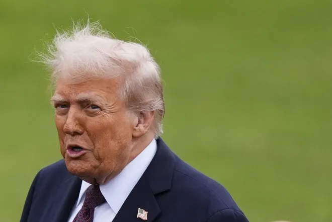 thumbnail - 도널드 트럼프 미국 대통령. 2025.9.17 AP 뉴시스