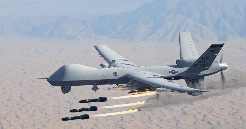 thumbnail - 주한미군이 ‘암살 드론’으로 불리는 MQ-9(리퍼) 다목적 무인기를 군산 공군기지에 상시 배치했다고 공식 확인했다. 자료사진