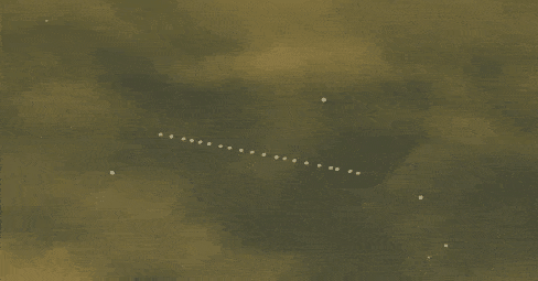 thumbnail - 2023년 9월 4일 일본 밤하늘에서 발견된 스타링크 모습