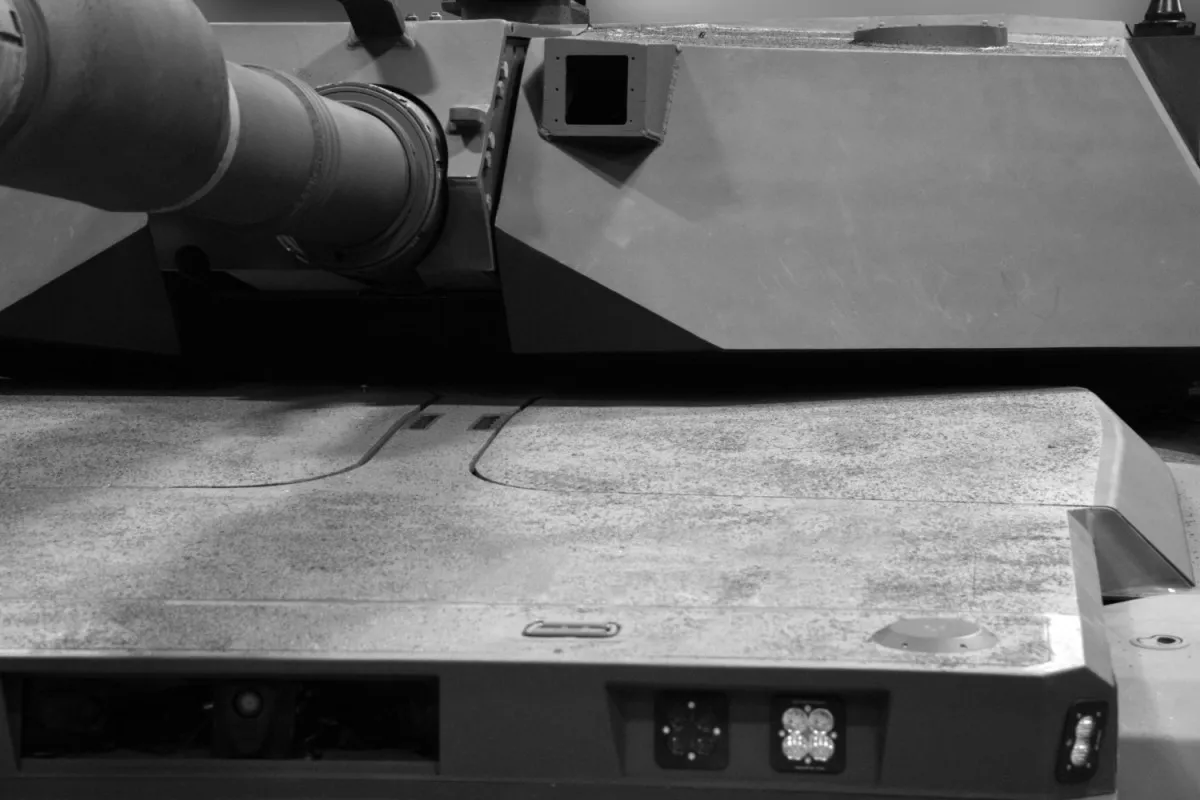 thumbnail - M3E1 시제품 차체 정면 모습. 미 육군 제공