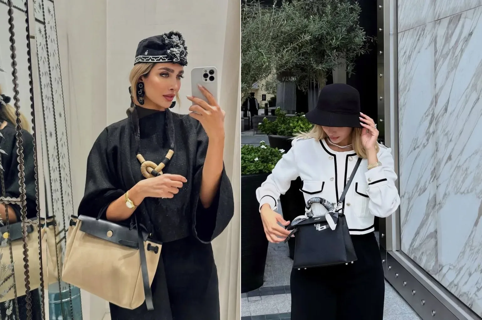 thumbnail - 이란 덴마크 주재 대사의 아들과 결혼한 것으로 알려진 인플루언서 아나시드 호세이니의 소셜미디어 사진. 명품 가방과 보석을 착용한 사진으로 170만 명이 넘는 팔로워를 보유하고 있지만, 최근 약 한 달간 게시물을 올리지 않고 있다. 인스타그램 자료사진