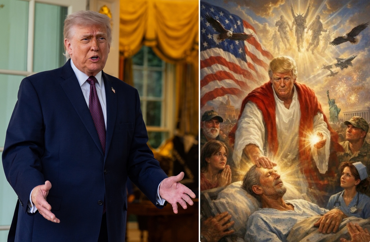 thumbnail - 트럼프 ‘예수 그림’ 그냥 올린 게 아니었다니…배후 누구