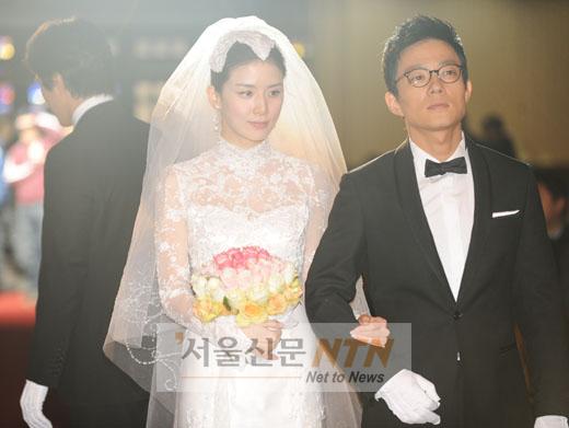[NOW포토] 이범수·이보영, ‘슬픈 결혼식 엇갈린 운명’