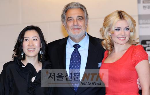 [NOW포토] 플라시도 도밍고 ’아름다운 공연 파트너들’