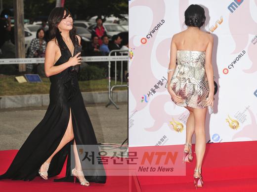 [NOW포토] 남상미·박한별 “과감한 의상이 신경 많이 쓰여요”