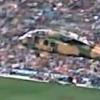 헬기 응원단?…경기장에 난입한 블랙호크