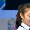 [NTN포토] 혀 쏙 내민 김연아, 마술 신기해!