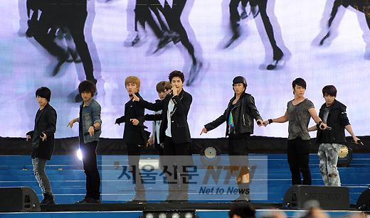 [NTN포토] 슈퍼주니어, ‘’미인아’ 열창