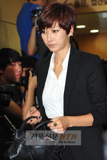 [NTN포토] 변정수, 슬픔을 억누르며