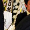 [NTN포토] 신재민 내정자, ‘故 앙드레김 빈소 조문’