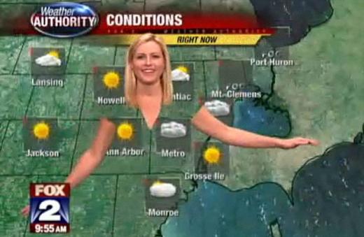 기상캐스터, 절대 녹색옷 입으면 안되는 이유는?