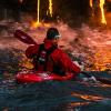 1100도 용암 바다서 카약 즐기는 ‘배짱남’